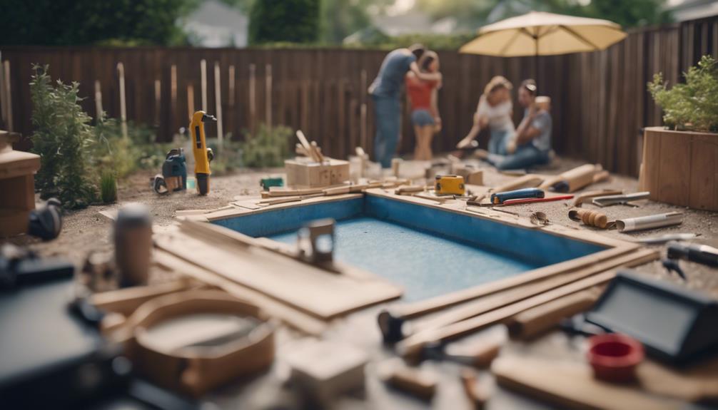 diy pool fence installation