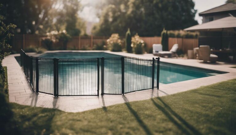 pool fence as boundary