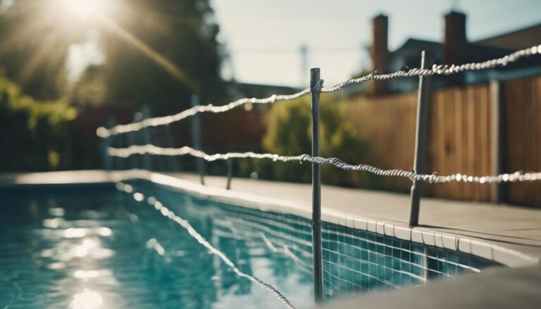 How to earth a pool fence