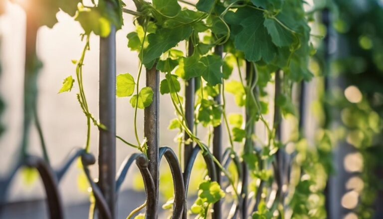 vine growth on fence